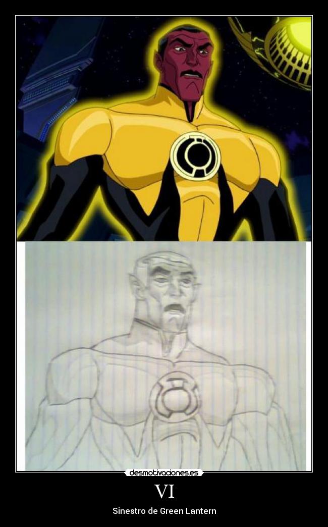 carteles clanfortress dibujo linterna verde primer vuelo sinestro desmotivaciones