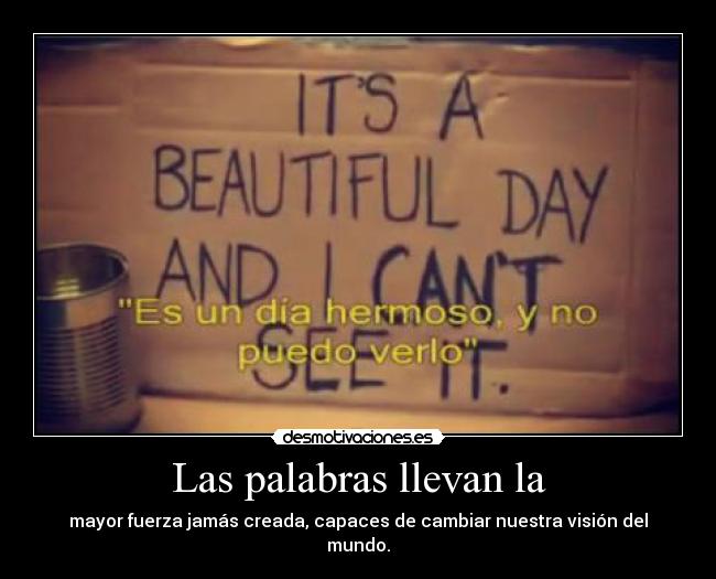 Las palabras llevan la -