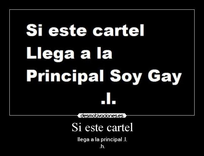 Si este cartel - llega a la principal .l.
.h.