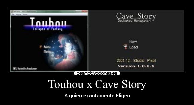 Touhou x Cave Story - A quien exactamente Eligen