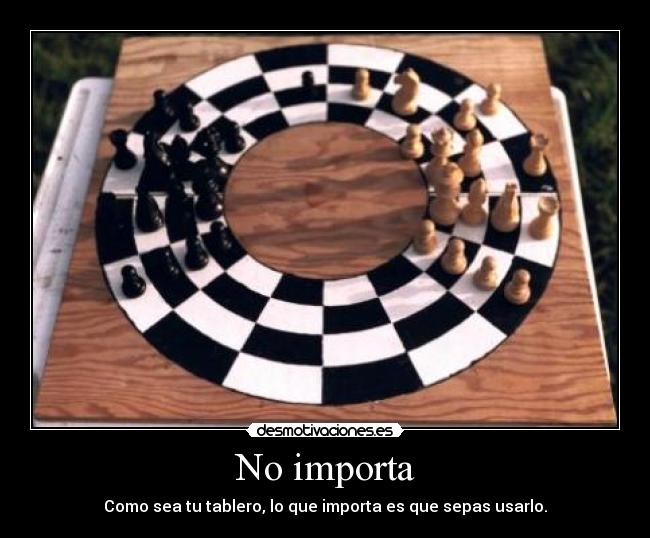 No importa -