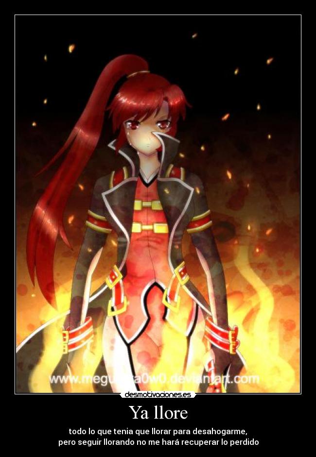 carteles klanotaku harukaze grand chase elesis mmorpg anime desmotivaciones