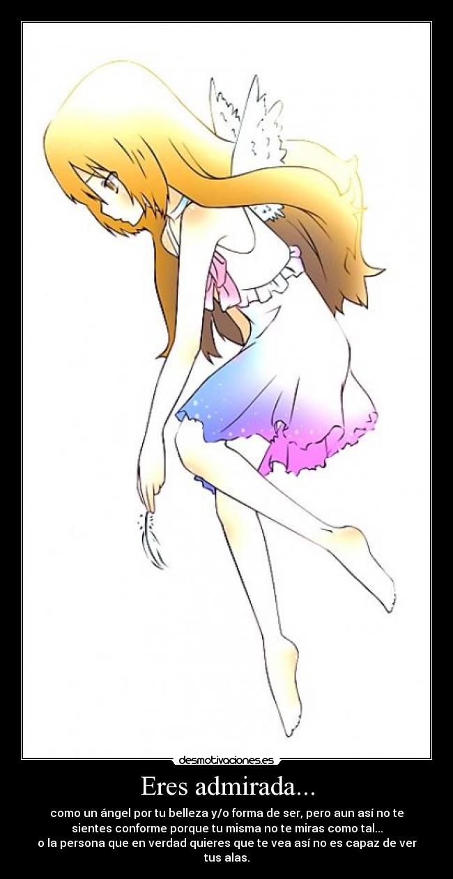 carteles muwigaraklan anime eres admirada como angel taiga desmotivaciones