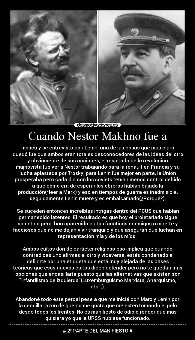 Cuando Nestor Makhno fue a -