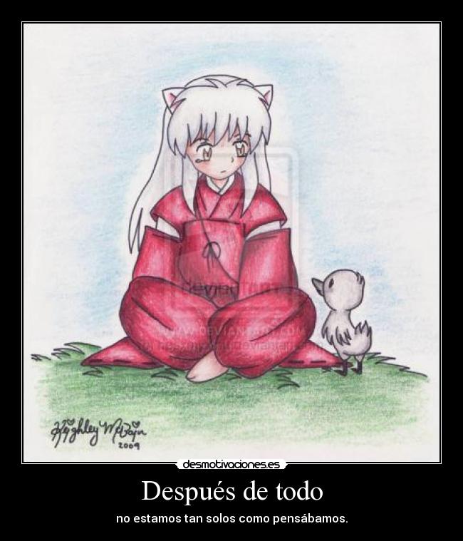 Después de todo - no estamos tan solos como pensábamos.