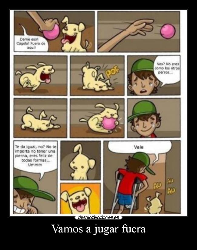 Vamos a jugar fuera -