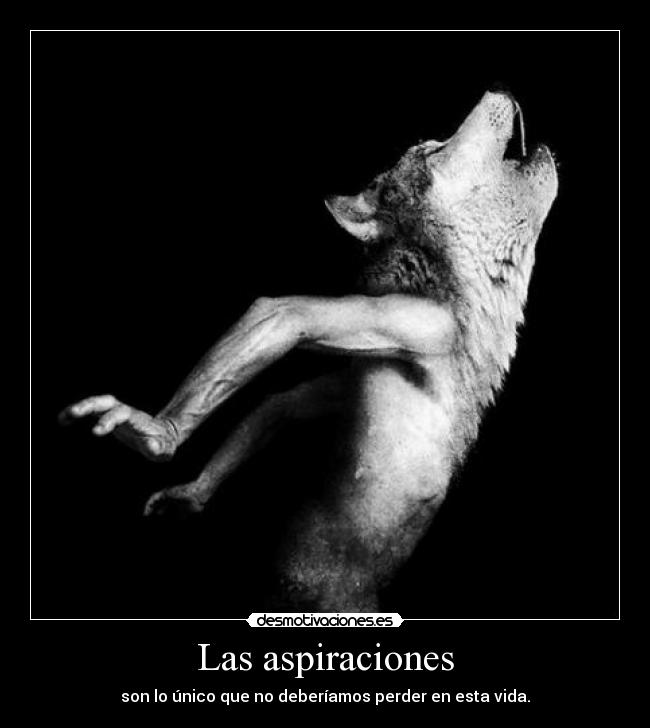 Las aspiraciones -