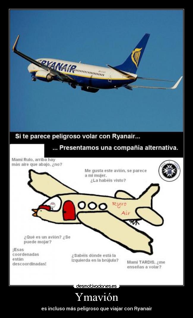 carteles clantimelord ryro vuelto ruloytardis ymavion williams ryanair desmotivaciones