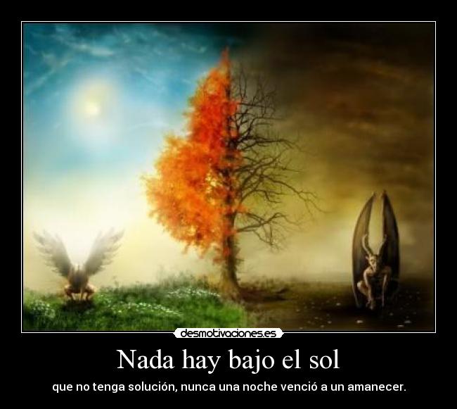 Nada hay bajo el sol - 