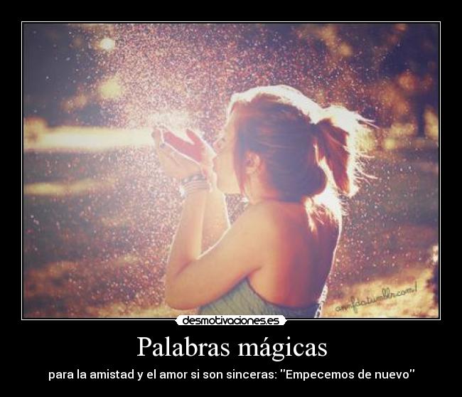 Palabras mágicas - 