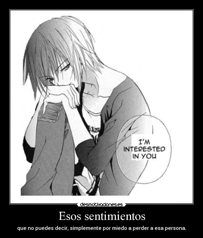 carteles sentimientos anime amor sentimientos miedo desamor desmotivaciones