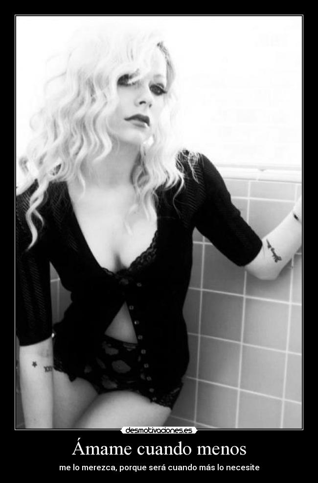 Ámame cuando menos - 