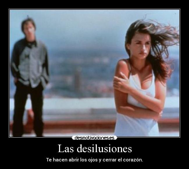 carteles las desiluciones desmotivaciones