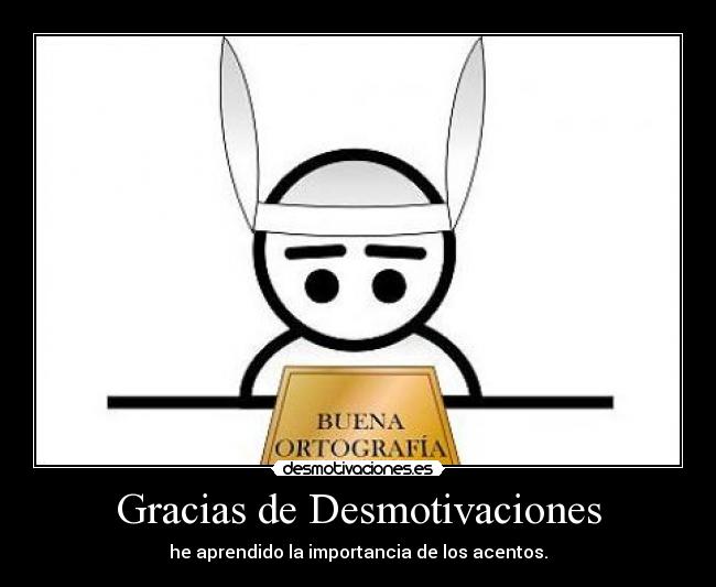 Gracias de Desmotivaciones - 