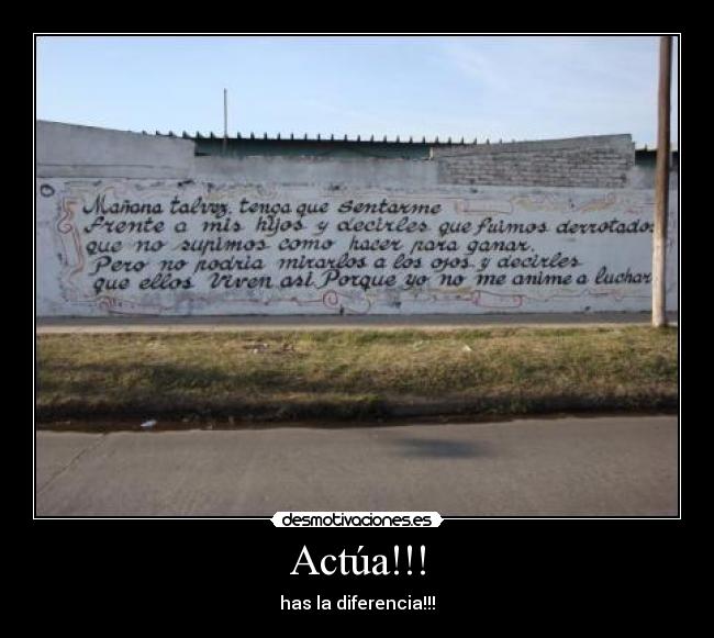 Actúa!!! - has la diferencia!!!