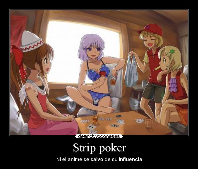 Strip poker -