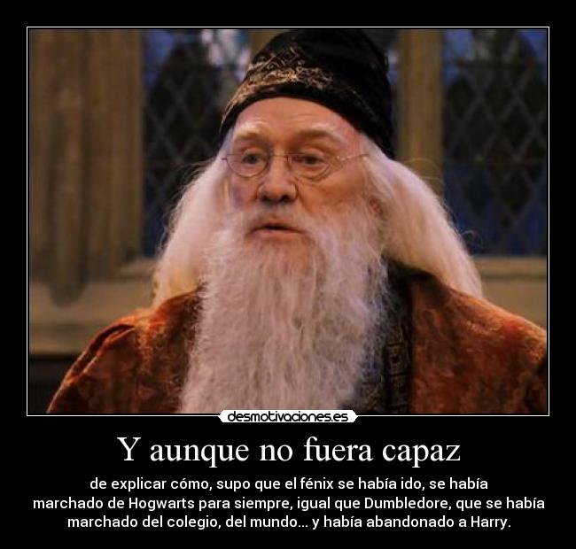 Y aunque no fuera capaz - 