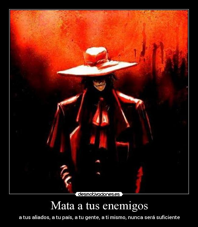 carteles anime hellsing arukardo alucard dato curioso usted esta leyendo las etiquetas como supe desmotivaciones