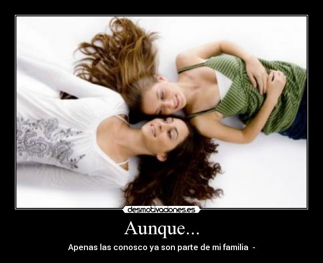 Aunque... -