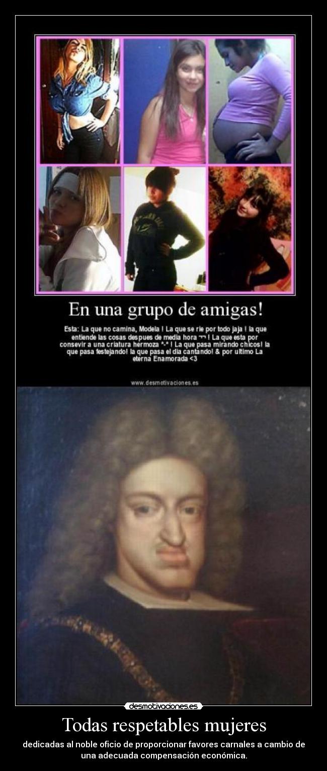 Todas respetables mujeres -