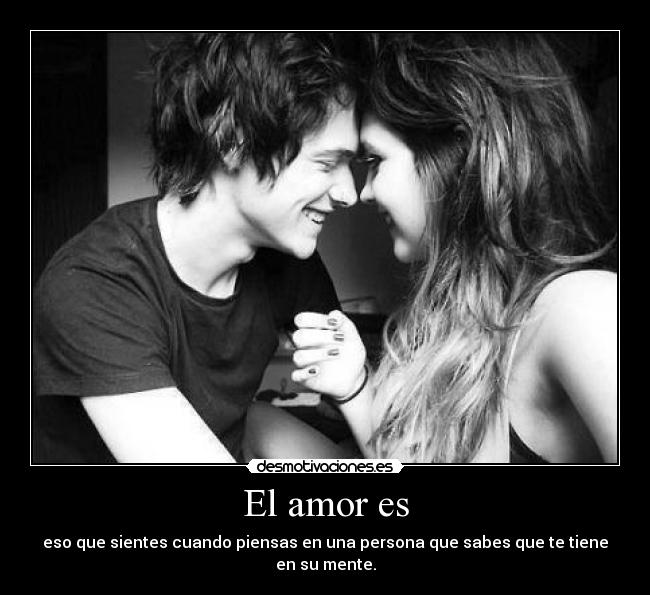 El amor es -