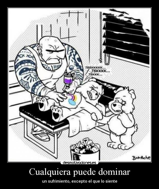 Cualquiera puede dominar - un sufrimiento, excepto el que lo siente