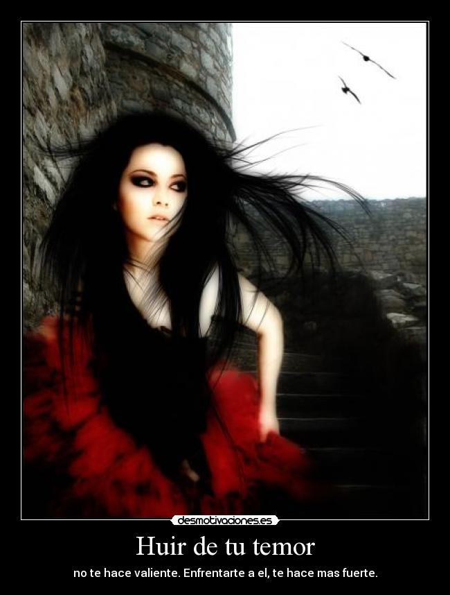 carteles huir del temor desmotivaciones