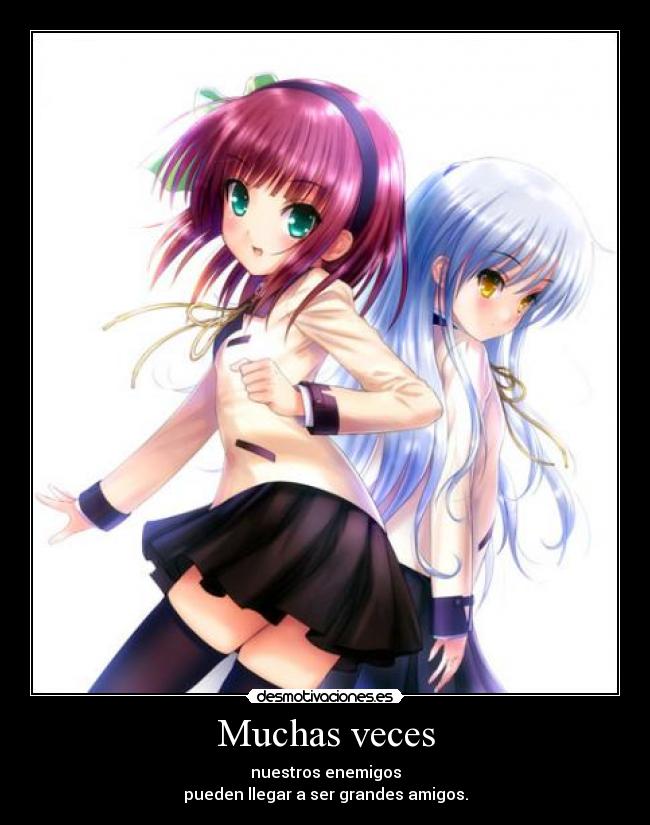 carteles angel beats desmotivaciones