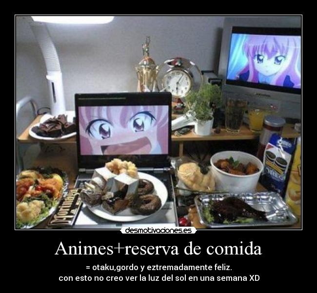 Animes+reserva de comida - 