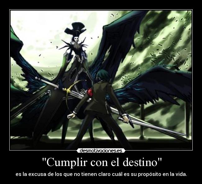 carteles destino videojuegos shin megami tensei persona persona3 nigatsu harukaze destino incierto proposito vida desmotivaciones