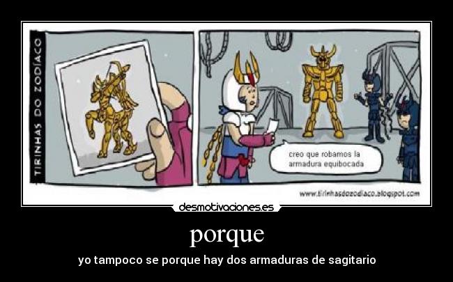 carteles ikki caballero ave fenix saint seiya caballeros del zodiaco saintseiya armadura armaduras sagitario desmotivaciones