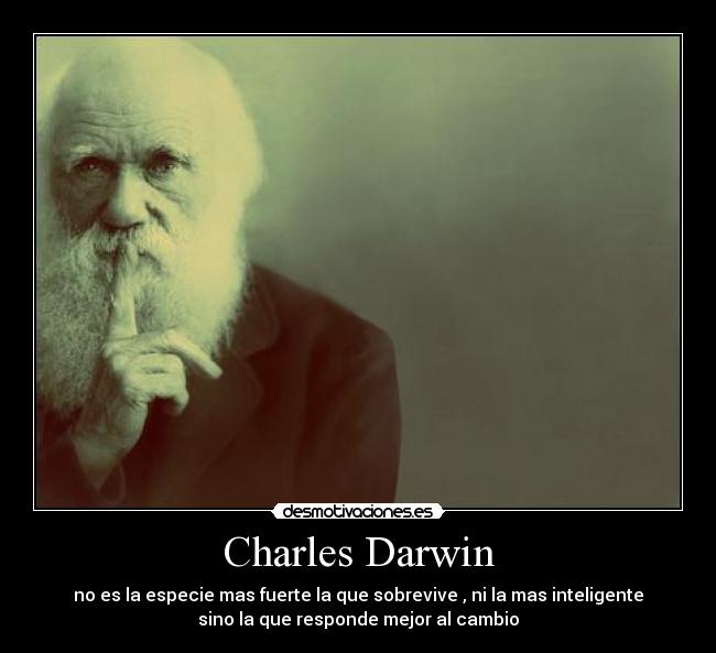 carteles charles darwin desmotivaciones