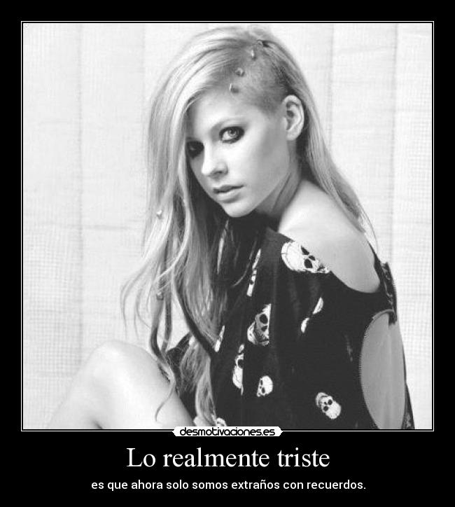 Lo realmente triste - 