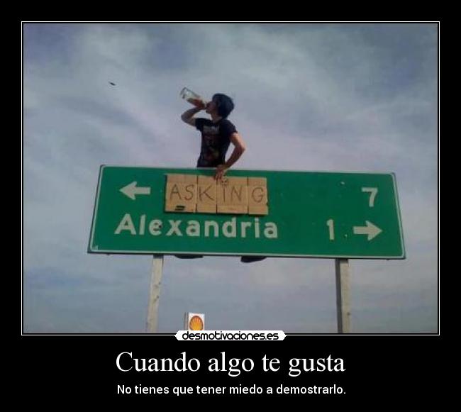 carteles cuando algo gusta miedo desmotivaciones