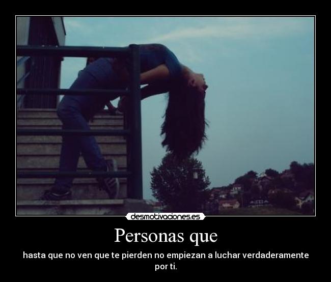 Personas que -