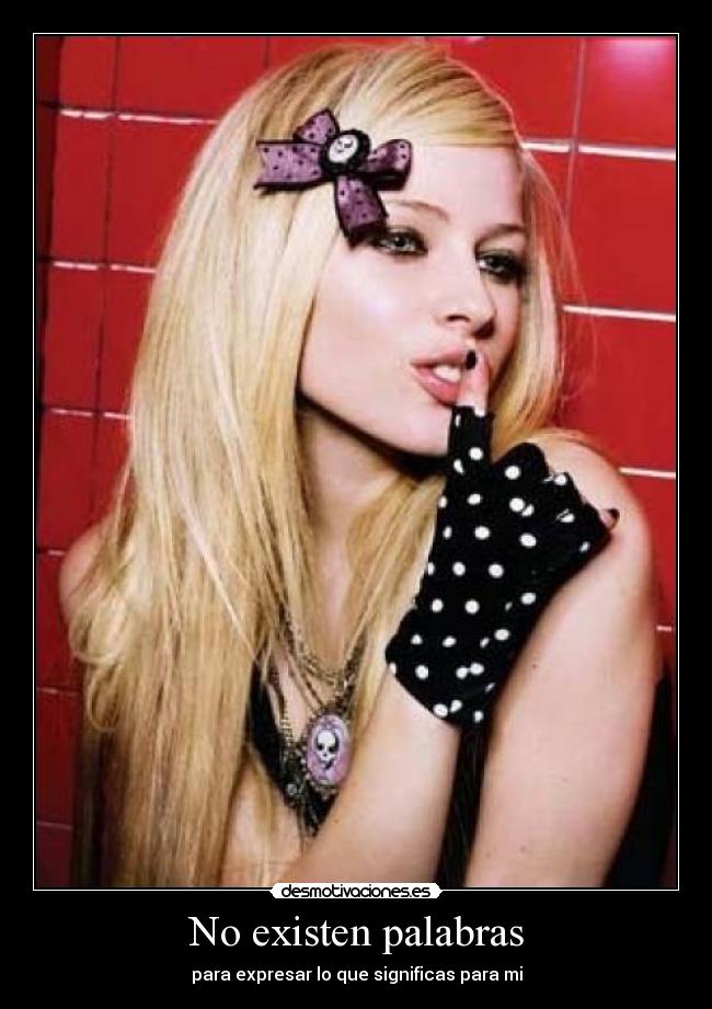 No existen palabras -