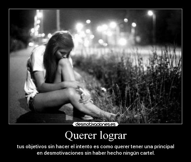 Querer lograr -