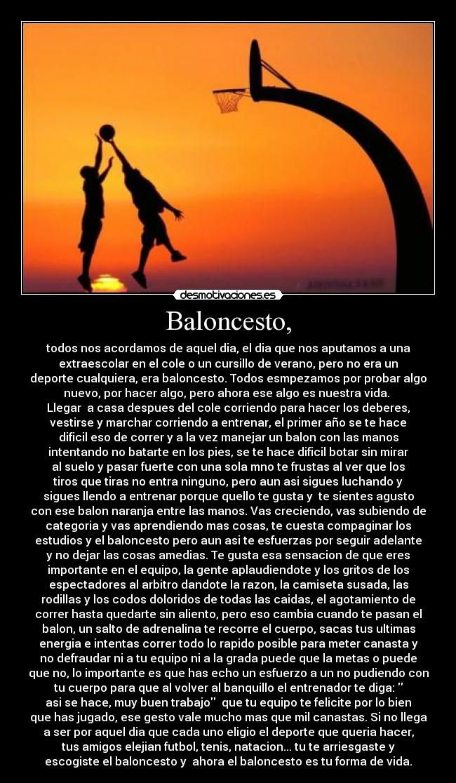 Baloncesto, -