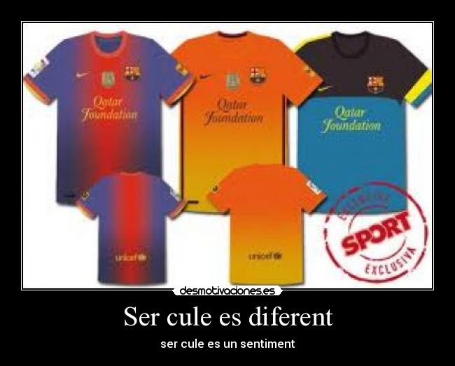 Ser cule es diferent -