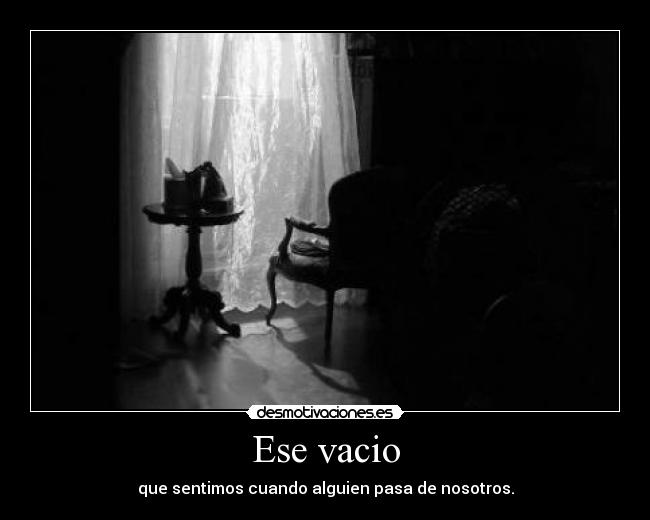 Ese vacio -