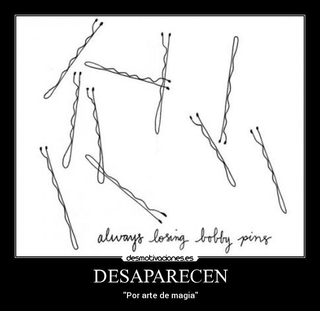 DESAPARECEN -