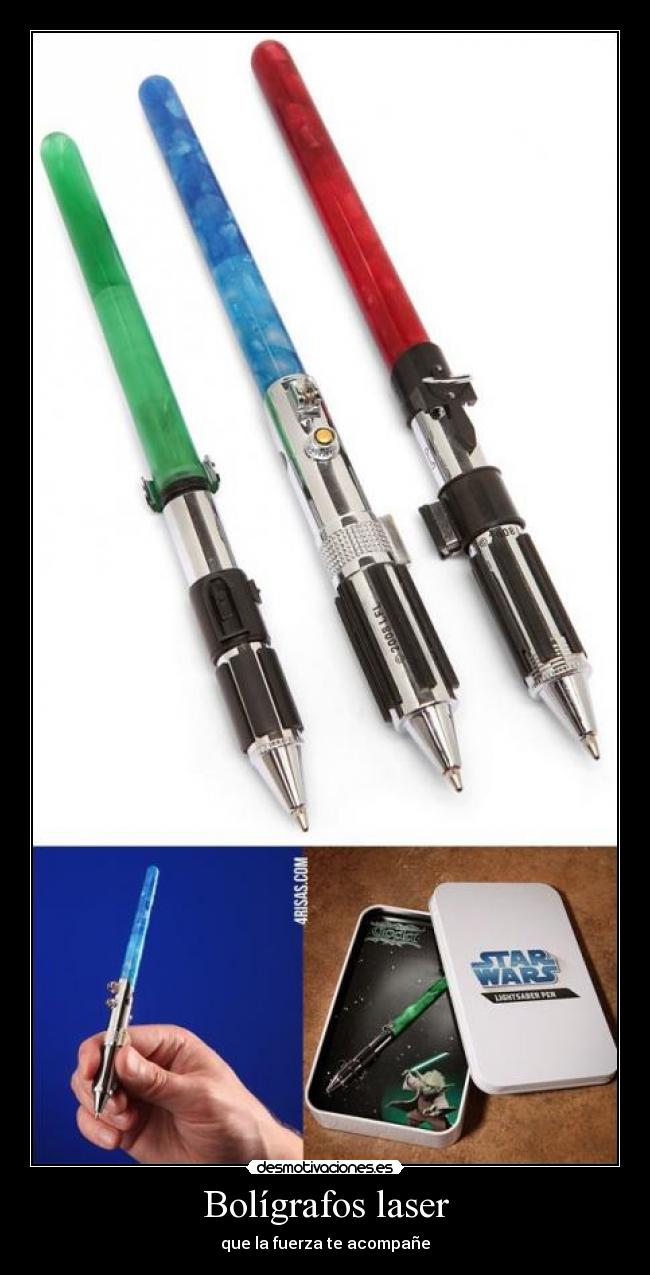 Bolígrafos laser -