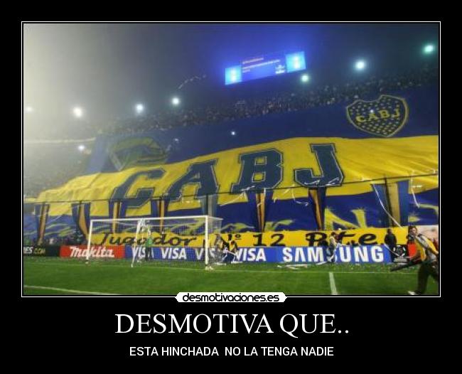 carteles boca juniors desmotivaciones
