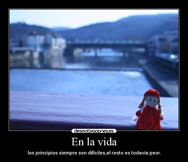 En la vida -