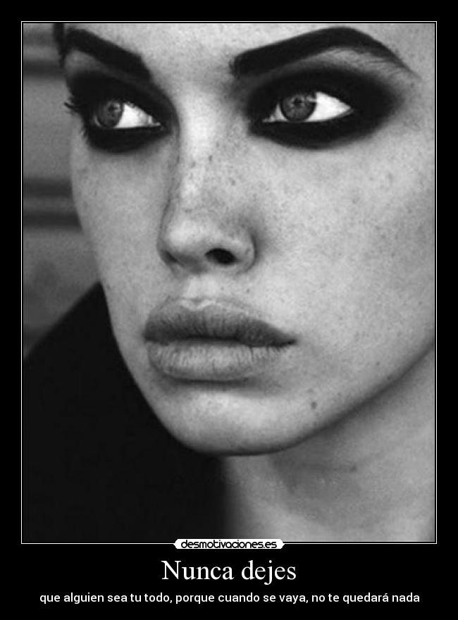 Nunca dejes -