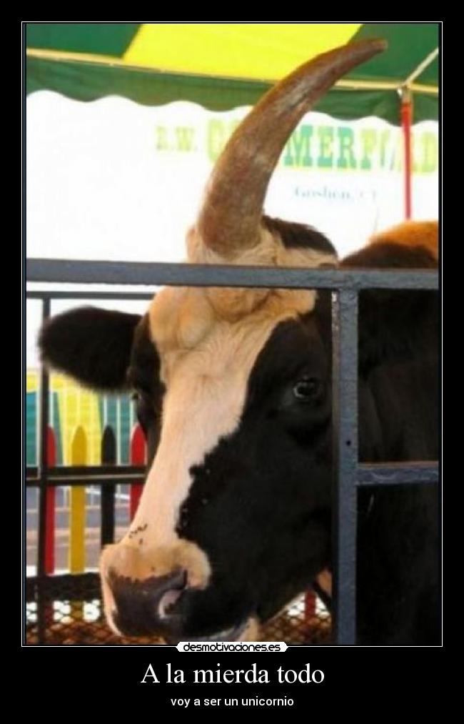 A la mierda todo - voy a ser un unicornio