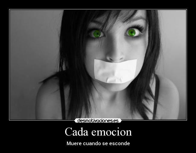 Cada emocion -