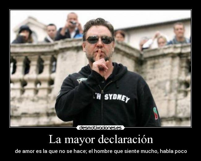 La mayor declaración -