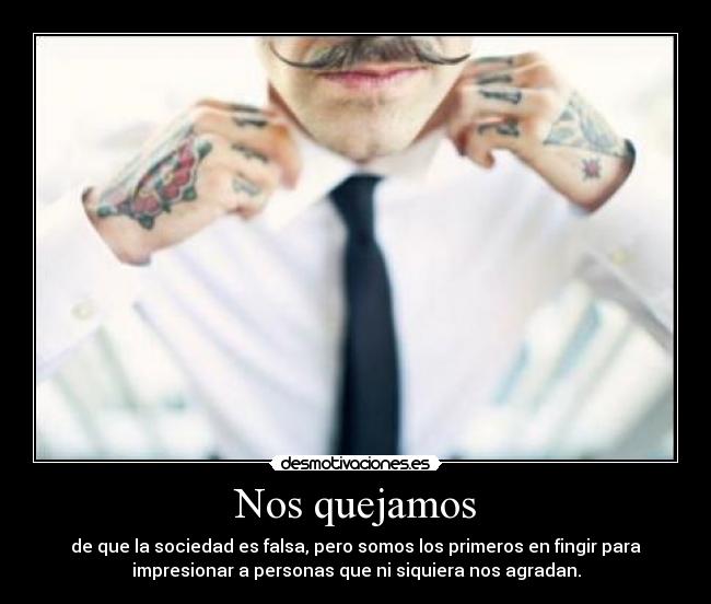 Nos quejamos -