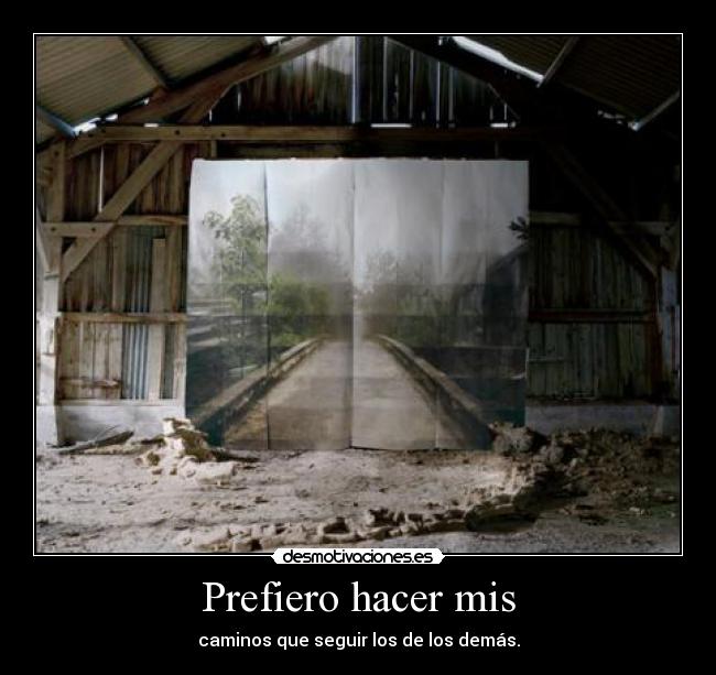 Prefiero hacer mis -
